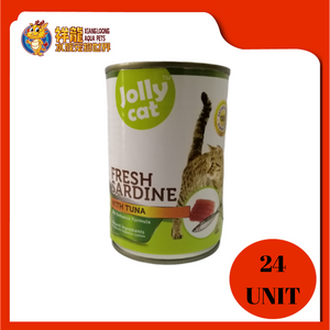 JOLLY CAT FRESH SARDINE &TUNA 400G (RM3.28 X 24 UNIT)