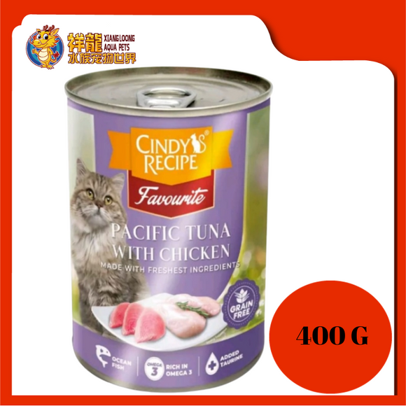 CINDY'S FAVOURITE TUNA/TENDER CHICKEN 400G