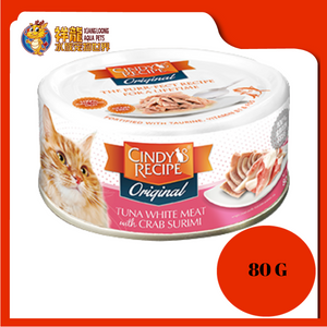 CINDY'S ORIGINAL TUNA WHITEMEAT/CRAB SURIMI 80G