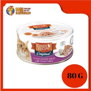 CINDY'S ORIGINAL TUNA WHITEMEAT / GOAT MILK 80G