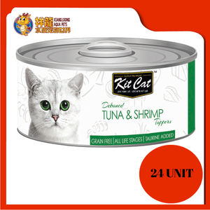 KIT CAT TUNA AND SHRIMP 80G X 24 UNIT