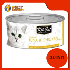 KIT CAT TUNA AND CHICKEN 80G X 24 UNIT