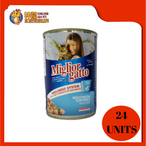 MIGLIORGATTO CHUNKS FISH 405G X 24 UNIT