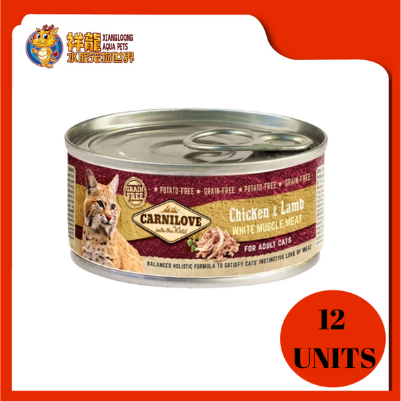 CARNILOVE ADULT CHICKEN & LAMB 100G (12XRM5.89)