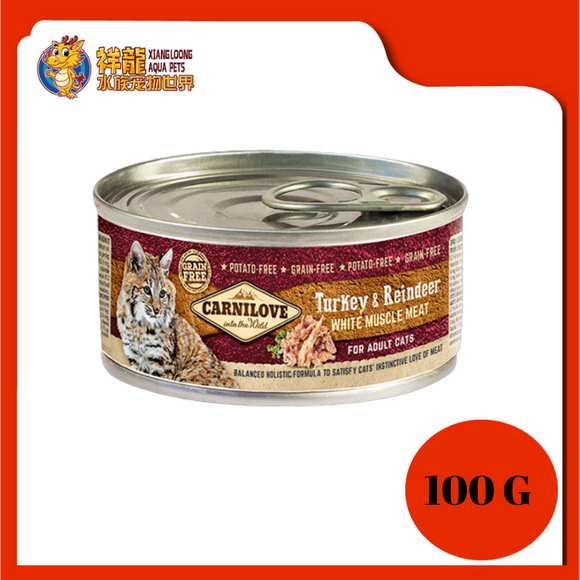 CARNILOVE ADULT TURKEY & REINDEER 100G