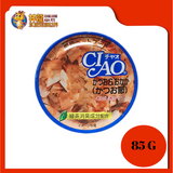 CIAO WHITE MEAT TUNA W DRIED BONITO 85G X 6 UNIT