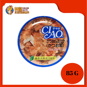 CIAO WHITE MEAT TUNA WITH DRIED BONITO 85G