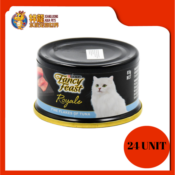 FANCY FEAST ROYALE FINE FLAKES OF TUNA 85G X 24UNIT