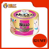 NEKKO GOLD TUNA & CHIC W SHRIMP SCALOP 85G X 12