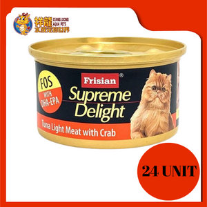 FRISIAN TUNA LIGHT MEAT WITH CRAB 24X85G