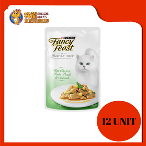 FANCY FEAST INSPIRATION CHICKEN PASTA & SPINACH (12 UNIT X 70G)