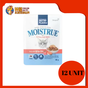 NUTRIPLAN MOISTURE TUNA & SALMON 12X80G