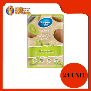 SNAPPY TOM GOURMERS TUNA WITH KIWI 24X70G