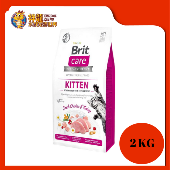 BRIT CARE GF KITTEN HEALTHY GROWTH 2KG