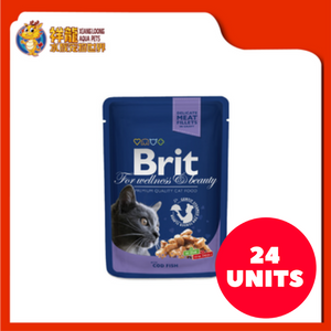 BRIT PREMIUM POUCH COD FISH 100G (24XRM1.89)