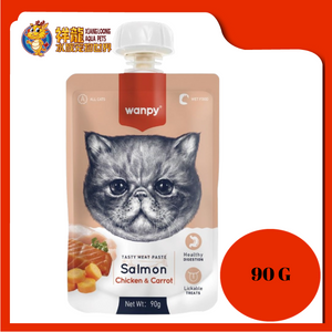 WANPY FRESH MEAT SALMON & CHICKEN & CARROT 90G