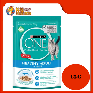 PURINA ONE ADULT OCEAN FISH IN GRAVY 85G