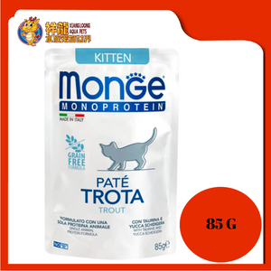 MONGE MONOPROTEIN KITTEN PATE TROUT 28X85G