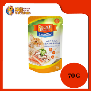 CINDY ESSENTIAL TUNA WITH CRAB SURIMI 12X70G