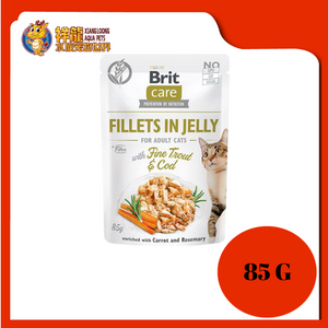 BRIT CARE JELLY FINE TROUT & COD 85G