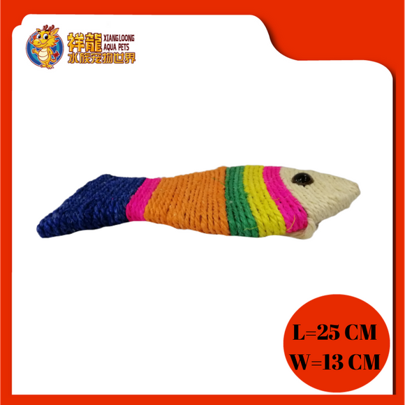 CAT SCRATCHER-M [FISH] [38331] 25X13X2CM