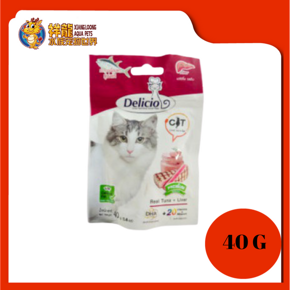 DELICIO CAT TUNA & LIVER 40G