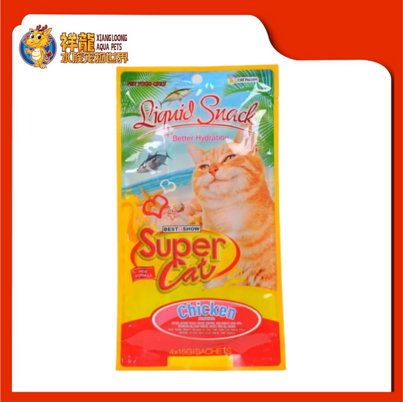 SUPER CAT LIQUID CHICKEN 15GX4PKT