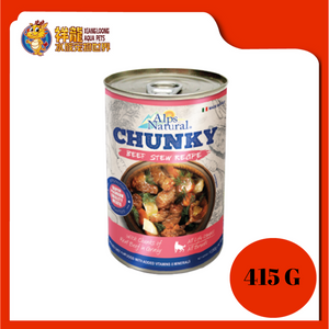 ALPS CHUNKY BEEF DOG CAN FOOD 415G