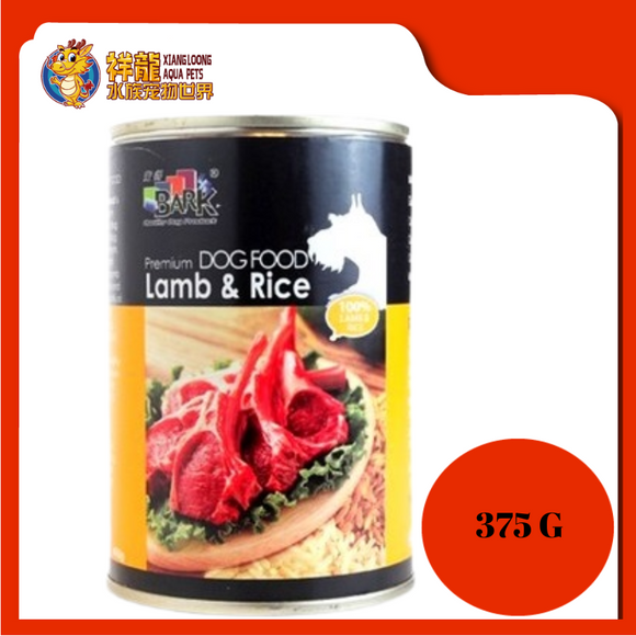 BARK LAMB & RICE 375G [DD137]