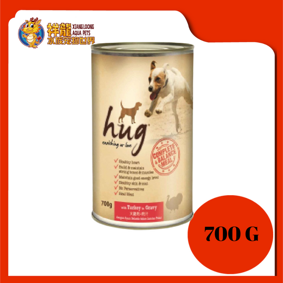 HUG WITH TURKEY IN GRAVY 700G