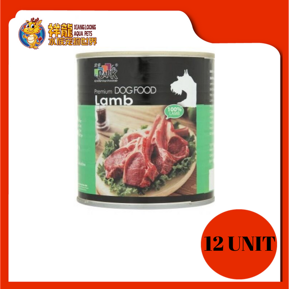 BARK PREMIUM DOG CAN FOOD (LAMB)-700G (DD132) (RM8.36 X 12 UNIT)