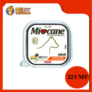 MIOCANE GF CHICKEN & CARROTS (22 UNIT X 150G)