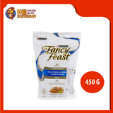 FANCY FEAST TUNA , PRAWN , MACKERAL & CRAB FLAVOUR 450G