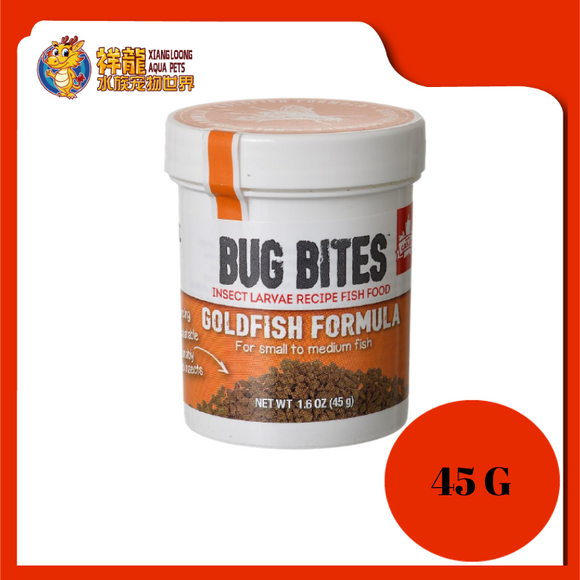 FLUVAL BUG BITES GOLDFISH FORMULA S/M 45GR