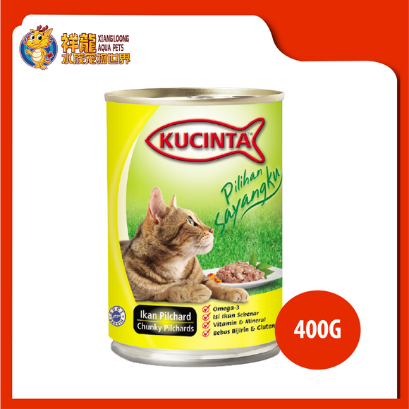 KU CINTA CHUNKY PILCHARDS 400G