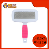 SLICKER BRUSH WITH COMB-L 15.5CM