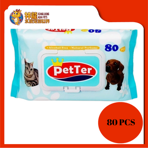 PETTER PET WET WIPES [80PCS]