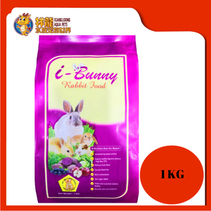 I-BUNNY RABBIT FOOD W SWEET POTATO 1KG [PINK]