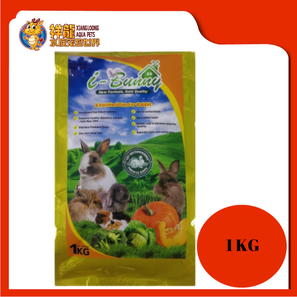 I-BUNNY RABBIT FOOD W PUMPKIN 1KG