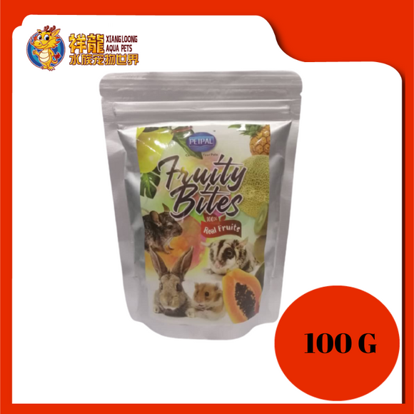 PETPAL FRUITY BITES SMALL AMINAL & BIRD 100G