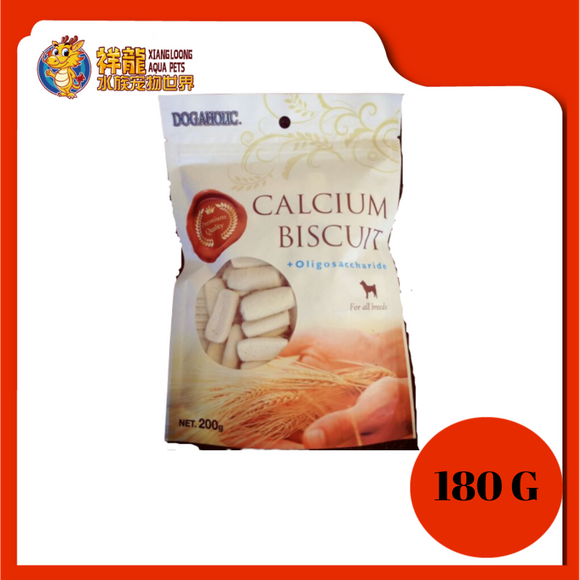 DOGAHOLIC CALCIUM BISCUIT 180G