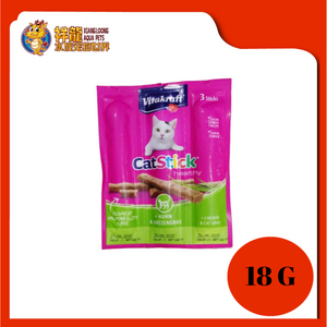 VITAKRAFT CATSTICK CHICKEN & CAT GRASS 18g