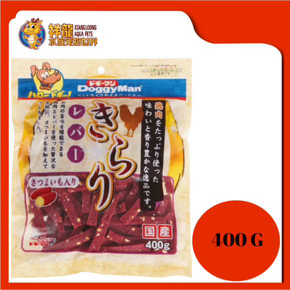 DOGGYMAN GLITTER CHICKEN LIVER & SWEET POTATO 400G 81701