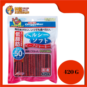 DOGGYMAN HEALTHY SOFT BEEF JERKY 420G [81955]