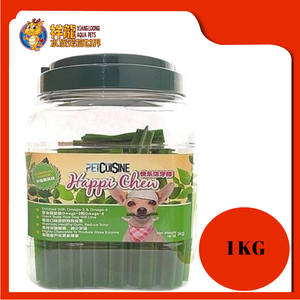 PET CUISINE HAPPI CHEW CHLOROPHYLL 1KG