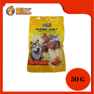 SASAMI JERKY CHICKEN FILLET WRAP FISH 50G [JJ11]