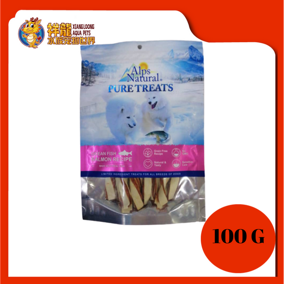 ALPS NATURAL TREATS SALMON & COD TWISTER 100G