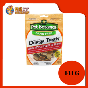 PET BOTANICS OMEGA TREATS SALMON 5OZ 141G WITH COD FISH & SWEET POTATO