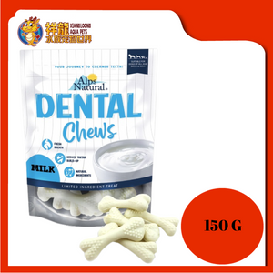 ALPS DENTAL CHEWS MILK WISHBONE 150G DC02