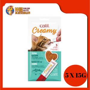 CATIT CREAMY LICKABLE TREAT 5X15G (TUNA)